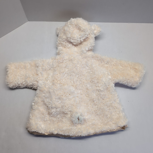 Gund Baby Lamb Costume Sweater Satin Lined Rattle Pocket - Picture 2 of 14